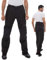 Motorradhose Herren -Easy Going- Sommer Winter Textilhose mit Protektoren Wasserdicht Leicht Stoff - schwarz - XS