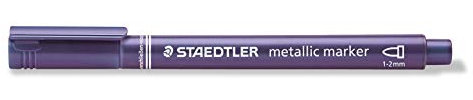Staedtler Metallic Marker - Purple (Pack of 10)