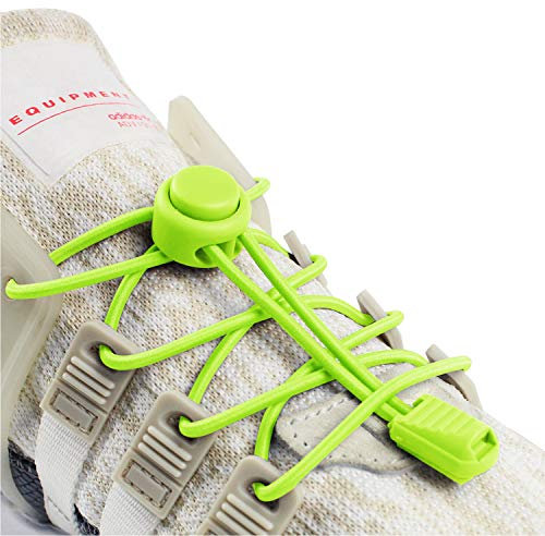 INMAKER Lacets Élastique, Lacets Chaussures Autobloquants Sans Laçage 120CM Pour Unisexe Enfants Adultes Jaune