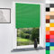 Aluminium Jalousie nach Maß, Endloskette, Kette, Monocomando, Maßanfertigung, für Fenster und Türen, Alu, Fenster, Klemmfix ohne Bohren (Grün, Höhe: 180cm x Breite: 70cm)