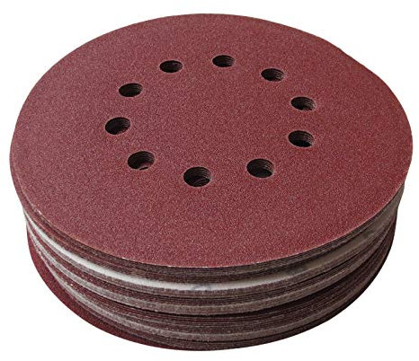 ECKRA 25St. Schleifscheiben Ø215mm 10Loch P60 für Wandschleifer, wir bitten Sie vor dem Kauf die Bemaßung/Lochung mit Ihrer Maschine abzugleichen, siehe Beschreibung.