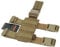EXCELLENT ELITE SPANKER Taktisch Drop Beinholster Einstellbar Platform Molle Module Universal Tasche für linkes/rechtes Bein(Braun)