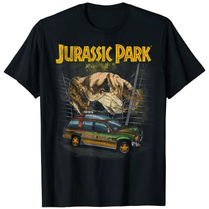 Jurassic Park Vintage T-Rex Escape T-Shirt