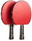 Tischtennisschläger-Anzug, 7 Holzschichten, Sport- Tischtennis-Schläger, für Anfänger, Kinder/Double racket/Langen Griff