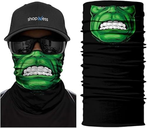 ShopINess Multifunktions Schlauchschal - Hulk