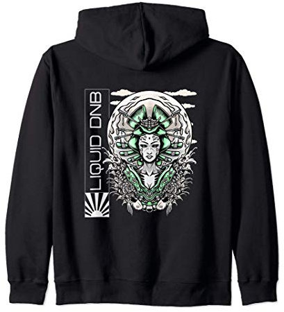 Liquid Drum And Bass Jungle EDM DnB Rave Kapuzenjacke