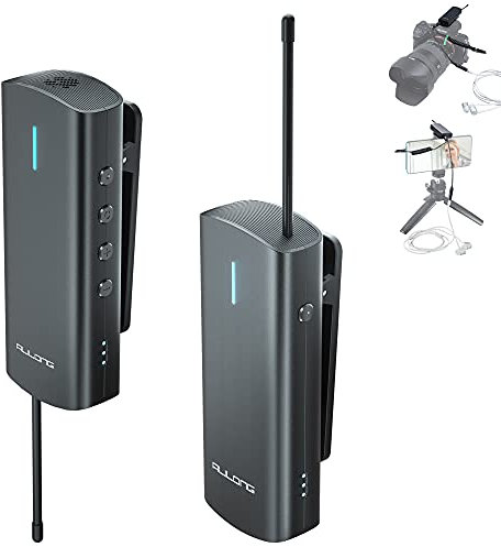Alilong AL11 UHF Kabelloses Lavalier Mikrofon System für iPhone Android Handy DSLR-Kameras Camcorder Ansteckmikrofon für Interview YouTube Vlogging Livestream Filmemachen - 1TX
