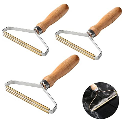 3Haustierhaarentferner-Roller Fusselentferner, tragbare Fusselrolle, Kleidung Fusselrasierer und Stoffe Sofa Tierhaarentfernung her, gewebter Mantel und Teppich Fusselentferner
