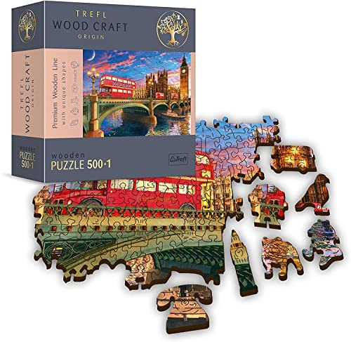 Holz Puzzle (500+1 Teile) - Westminster, London