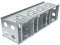 tellaLuna Festplatten-Käfig für 16 Festplatten, 8,9 cm (3,5 ), rostfrei, PC, , HDD, stapelbar, für 12 cm Lüfter A, silberfarben und Schwarz