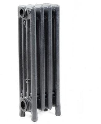 Radiador de hierro fundido GOVFree, tamaño: 4-7/16 pulgadas de ancho x 19 pulgadas de alto x 7 pulgadas de largo, 4 secciones, 4 tubos, agua/vapor
