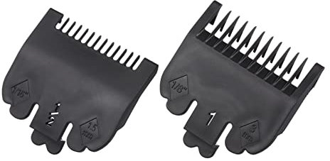 Sunydog-2pcs guide de coupe peigne outil de coiffure 1.5mm 3mm ensemble coloré peigne limite défini compatible avec WAHL tondeuse à cheveux électrique
