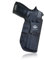 Gun Holster, IWB Kydex Holster Custom Fit: Sig Sauer P320 / P320 Carry / P320 Compact Medium - Innen Bund verdeckt tragen - ADJ. Cant Retention - Mag-Button abdecken - Holster Tasche (Black, Right)