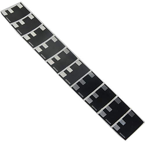 eTone 35mm ISO50 DX-Code Filmempfindlichkeit DX-Codierung Etiketten ISO-Wertlabels Filmempfindlichkeitsangabe Etikett für 135 35mm 36EXP Film ISO50 (100 Stücke)