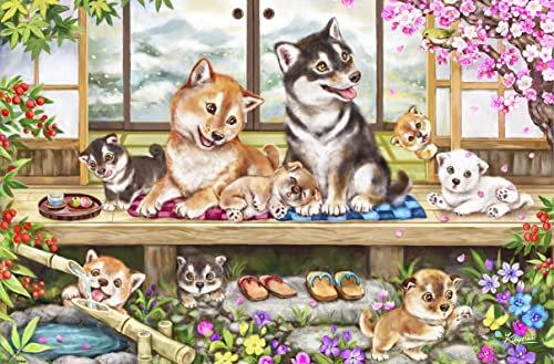 Pintoo Puzzle 600 Teile für Erwachsene - Kayomi - Zeit zum Entspannen - Einfache Lagerung Snug Ineinandergreifende Kunststoffpuzzle Kein Kleber erforderlich [H2823]