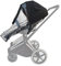 Brogtorl Regenschutz für Kinderwagen kompatibel mit Cybex Priam & Mios und Balios Kinderwagen, Zubehör für Kinderwagen, Regenschutz für große Fenster aus EVA, transparent
