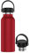 Botella de Agua Acero Inoxidable con Asa - Botella Térmica Reutilizable | Sin BPA | Mantiene 24H Frio / 12H Calor | Termo y Hermética - A Prueba de Fugas (750ml, Rojo Mate)