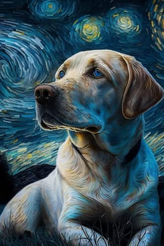 Van Gogh Labrador Retriever Notebook (Van Gogh Dogs)