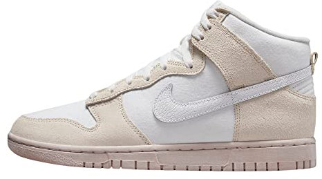 Nike Dunk Hi Retro Basketballschuhe für Herren, Summit Weiß Weiß Phantom, 43 EU