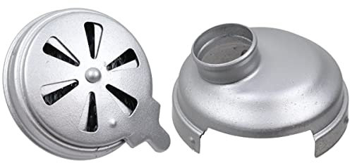 Luftfilter, komplett mit Kappe für SIMSON SR1, SR2, SR 2E - silber