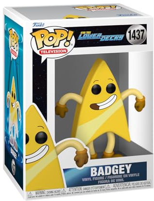Funko Pop! TV: Star Trek LD - Badgey - Star Trek Lower Decks - Vinyl-Sammelfigur - Geschenkidee - Offizielle Handelswaren - Spielzeug Für Kinder und Erwachsene - Cartoons Fans