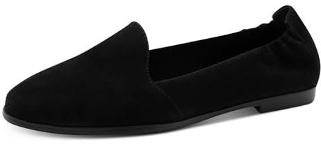 Tamaris Damen Slipper, Frauen Slipper, Mokassins,TOUCHit-Fußbett,bequemlichkeit,daempfung,breite,Glitzer,Grey,Gruen,komfortable,Black,40 EU