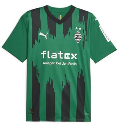 PUMA Borussia Mönchengladbach Trikot Away 2023/2024 Herren grün/schwarz, 3XL
