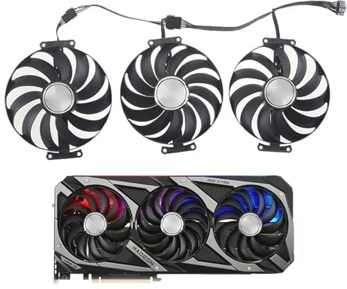 95mm T129215SU CF1010U12S DC12V Graphics Card Fan for ASUS ROG Strix RTX 3060 3070 3080 Ti 3090 Gaming RX 6700