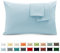 2er Set Kissenbezug 100% Baumwolle 50x70 cm 2 PCS, Superweicher Premium Jersey Kopfkissenbezug, Kissenhülle Himmelblau