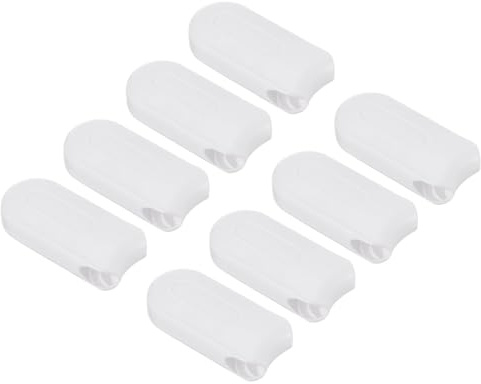 QUARKZMAN Jalousie Kordel Gewicht 8Stk 78mm Vorhang Fenster Fensterladen Perlen Kette Griff Römisch Vertikal Rollo Schatten für Fenster Teile Weiß
