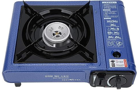 Portable Gas Stove, Windproof Barbecue Stove Outdoor Windproof Portable Camping Stove Barbecue Stove for Emergency Preparedness Kit