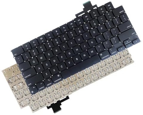 Nockchawon New A2681 US Keyboard with Flex Cable Replacement for MacBook Air M2 Retina 13.6 A2681 2022 Year Keyboard