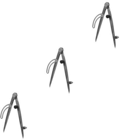 Tofficu 3stücke Kreisschneider Mit Flügeln Anreißzirkel Für Leder Und Präzise Messungen Tragbares Werkzeug Für Handwerk Und -projekte Langlebiger Carbonstahl Geeignet Für