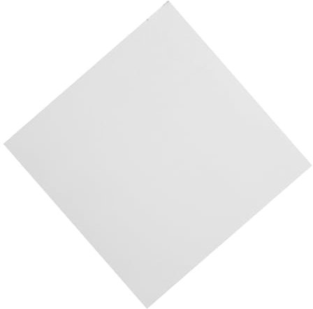 Gogogmee Blank Square Ceramic Chip Handmade Unfinished Ceramic Plate White Delicate Texture and Vibrant Colors for Wall Decoration and Art Creation DIY
