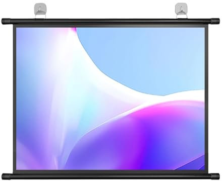 Leinwand Beamer 4:3, 16:9, Rollo-Leinwand 2.5 Gain, Projektor Leinwand Wandmontage, Projektorleinwand Für Wandmontage, Filmnacht, Videoleinwand Für Büro Schulen,30 , 40 , 50 , 60 , 72(16:9,40)