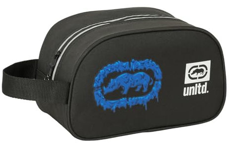 Safta ECKO UNLTD. Worldwide Kulturtasche für Kinder, mittelgroß, mit Griff, Kulturbeutel für Kinder, anpassbar an den Wagen, einfache Reinigung, bequem und vielseitig, Qualität und