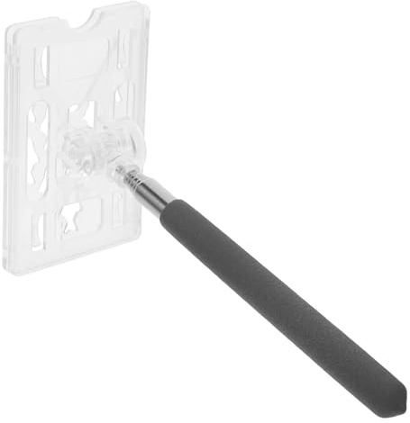 Garneck Parkkarte Halter Stick Verlängerbarer Mautkartenhalter Für Auto Praktischer Kartenhalter Für Zahlungen Transparentes Design Für Parkplatznutzung