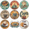 BEAYIOU Coffee Diamond Painting Coasters Kits,8 Pcs Coffee Diamond Art Coasters with Holder, Crafts Kits for DIY Coasters Diamond Art Kits for Adults