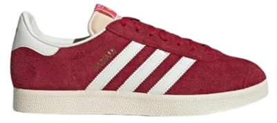 adidas Men's Gazelle Indoor Sneaker, Team Victory Red/Off White/Cream White, 10 UK