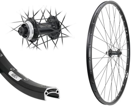 Aggro-X Vorderrad 28 Zoll Disk Centerlock TX505 Laufrad MTB 21-622 Hohlkammerfelge schwarz