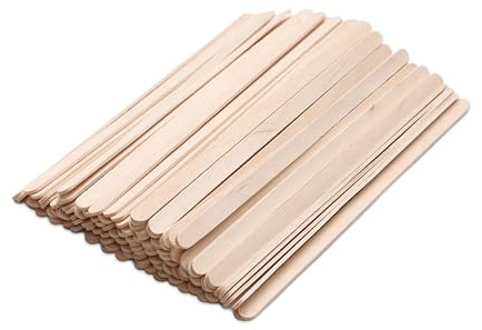 Lot de 200/500/1 000 bâtons d'épilation à sourcils, petites spatules applicatrices en bois, bâtons jetables pour épilation, lèvres, nez, outil de beauté (140 x 6 x 1,3 mm) (1000 pièces)