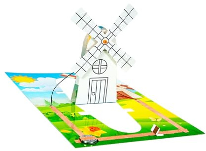 Science Windmill Generator Kit Craft DIY Physics Experiment Set for Children