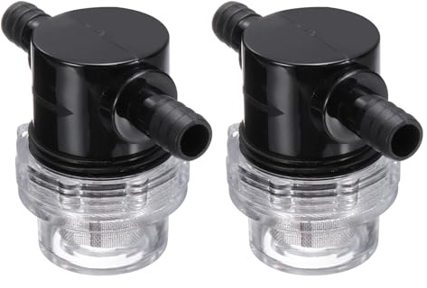 PATIKIL 2 Pcs 1/2In Water Pump Strainer,In-Line Strainer w/Filter Sprayer | w/ 80 Mesh Stainless Steel Filter Sprayer Filter,for Garden Irrigation Pressure Washer Inlet