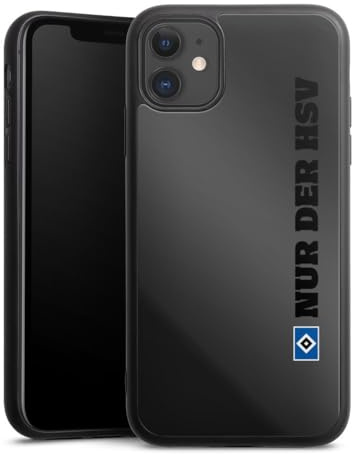 Mirror Case kompatibel mit Apple iPhone 11 Spiegel Handyhülle Hülle aus Glas Hamburger SV HSV transparent