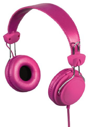 Hama Joy On-Ear-Stereo-Kopfhörer (102dB, 3,5mm Klinkenstecker, 1,5m) pink