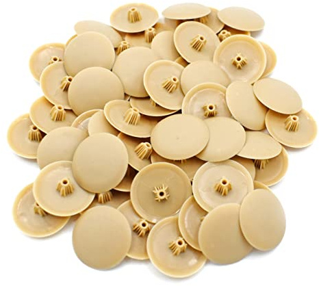 Bifix Abdeckkappen zu verwenden mit Phillips Kreuzschlitz PH2 und Pozidrive PZ2 Pozi-Schrauben, beige