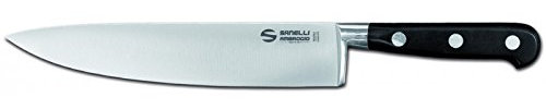 Sanelli Ambrogio Chef Coltello Cucina, 20 cm, Acciaio Inox, Grigio