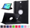 Custodia protettiva per Samsung Galaxy Tab 3 Lite 7.0, ruota a 360°, fodera in cuoio per Samsung Galaxy Tab 3 Lite 7.0 SM-T110 (7 pollici), apertura a libro, e stand che permette di mantenere il dispositivo alzato nero Samsung Galaxy Tab A 9.7
