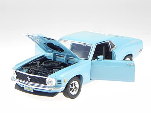 Ford Mustang Boss 429 1970 blau Modellauto 73154 Motormax 1:18
