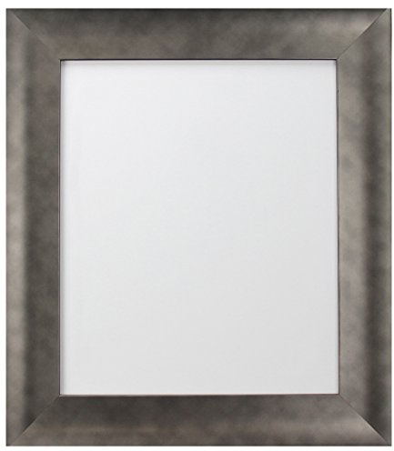 FRAMES BY POST Hygge Picture Photo Frame, Plastic Glass, Pewter, 21 x 10 Inch